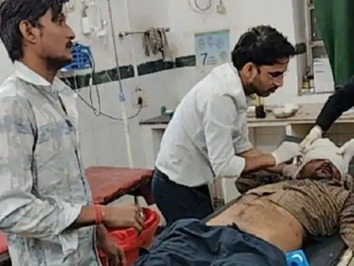 पाली में सड़क दुर्घटना में युवक की गंभीर चोटें आईं