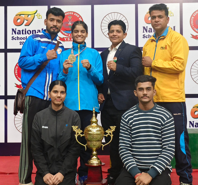 जालोर की हिमानी ने वुशु में स्वर्ण पदक जीतकर किया जिले का नाम रोशन