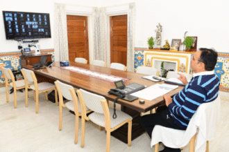 अंता विधानसभा उपचुनाव के लिए मुख्यमंत्री ने की वर्चुअल बैठक