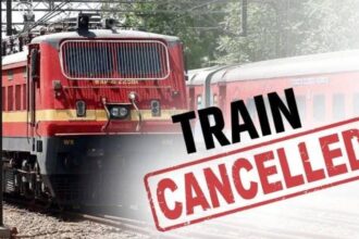 सर्दियों में कोहरे के कारण 24 ट्रेनों की रद्दीकरण की जानकारी