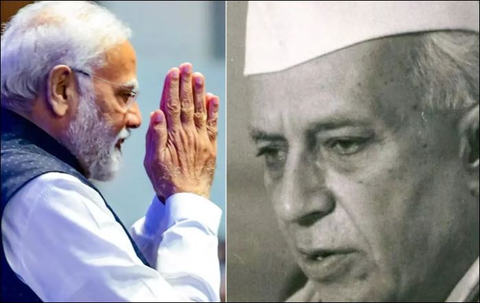 प्रधानमंत्री मोदी ने पंडित नेहरू की जयंती पर दी श्रद्धांजलि