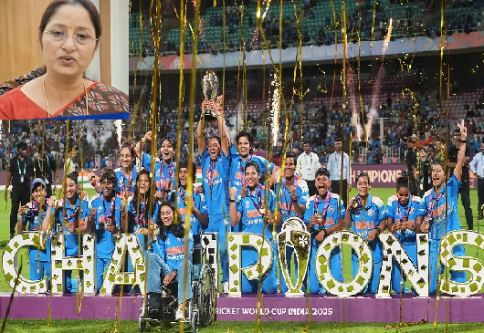 महिला विश्व कप में टीम इंडिया की ऐतिहासिक जीत पर अन्नापूर्णा का संदेश