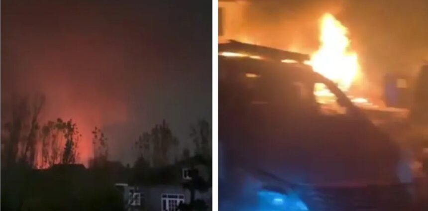 श्रीनगर के नौगाम पुलिस स्टेशन में हुआ बड़ा धमाका