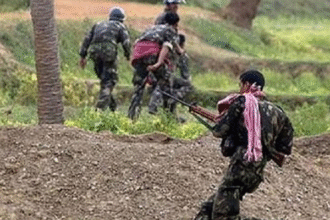 छत्तीसगढ़ के पहाड़ी क्षेत्र में माओवादी मुठभेड़ में तीन ढेर