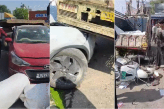 जयपुर में डंपर के हादसे में 13 लोगों की मौत